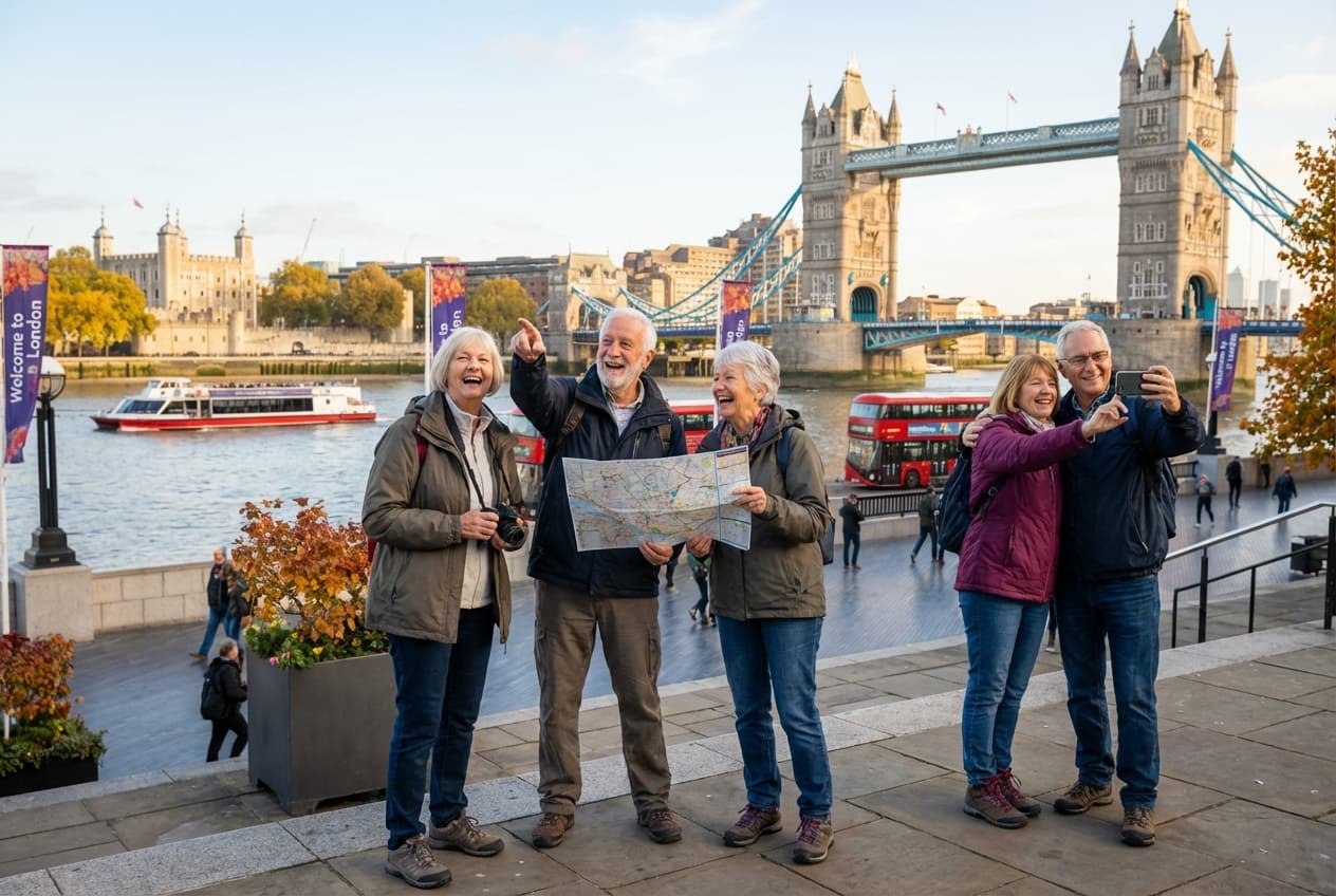 Comfortable 1‑Day London for Seniors — Spring (May)