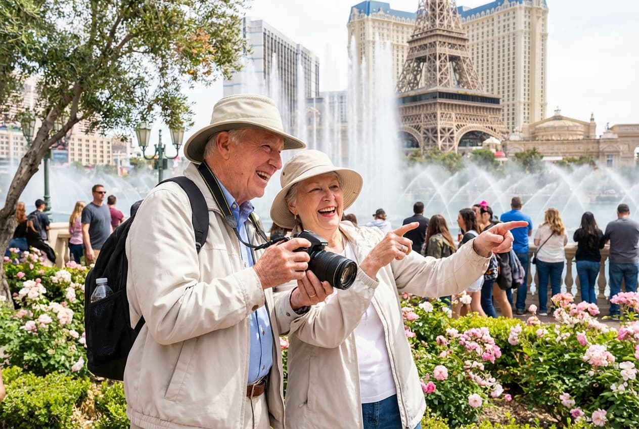 Comfortable 2-Day Las Vegas for Seniors (Spring)