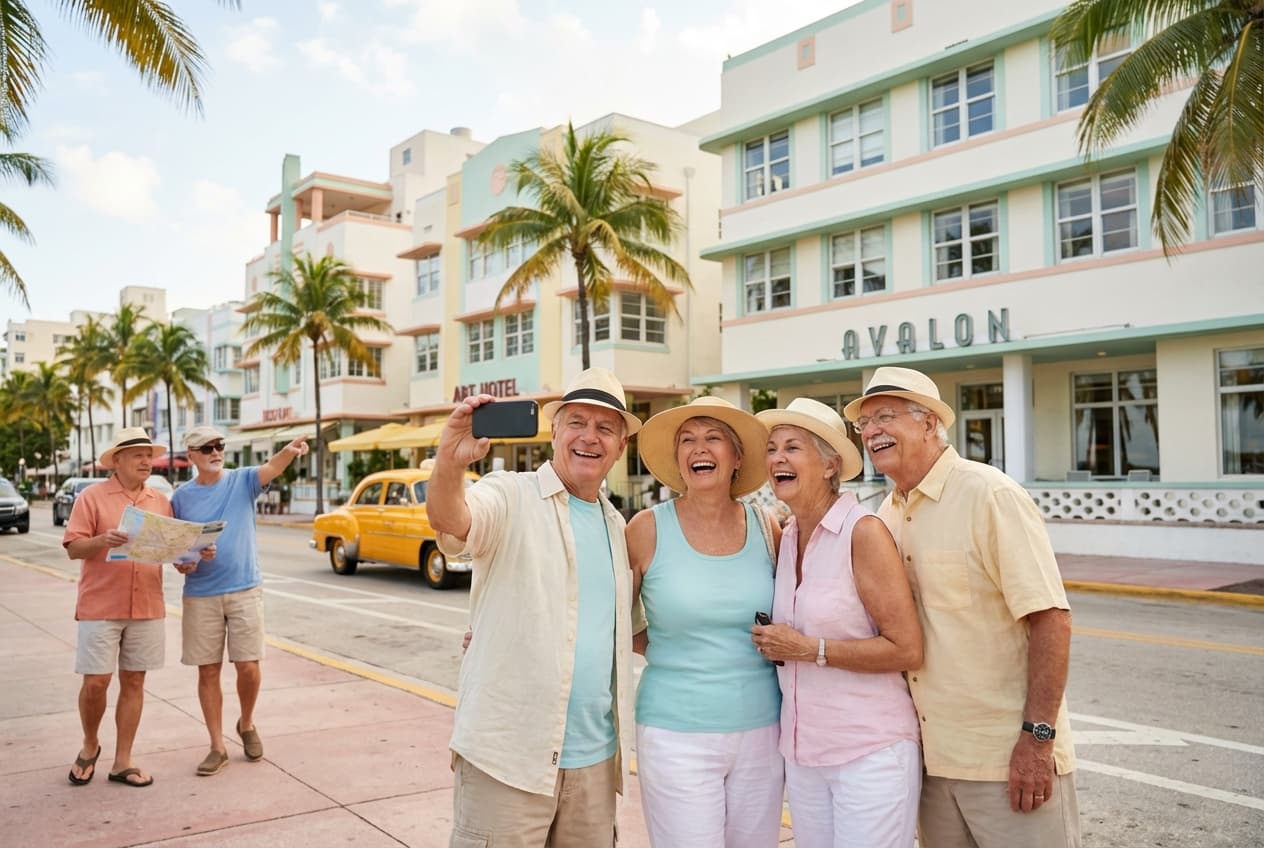 Comfortable 3-Day Miami Visit for Seniors (Winter)