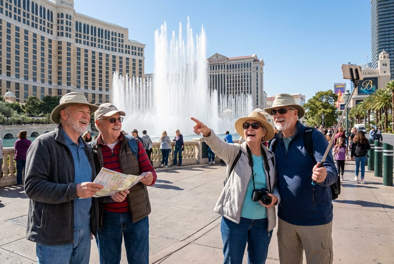 Comfortable, Accessible One-Day Visit — Las Vegas (Seniors)