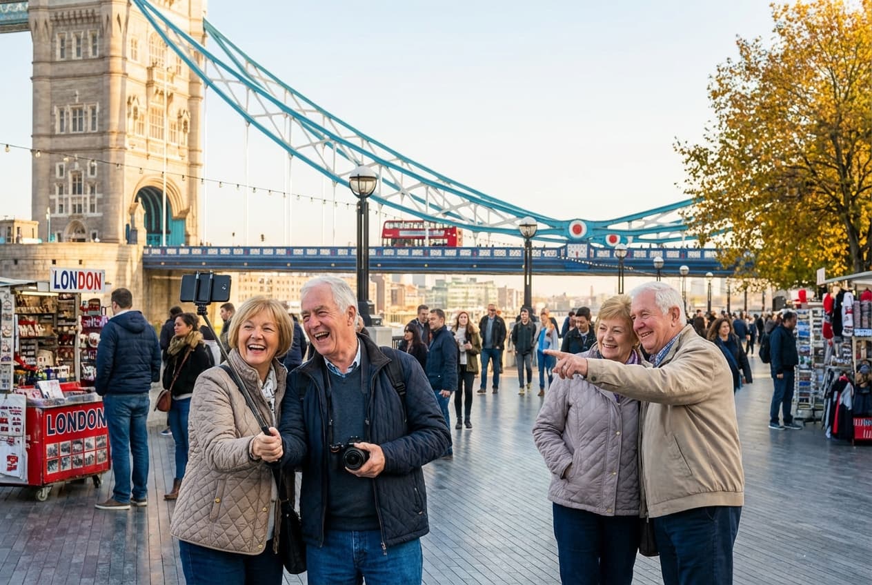 Comfortable One-Day London (Spring) — Senior-Friendly Highlights