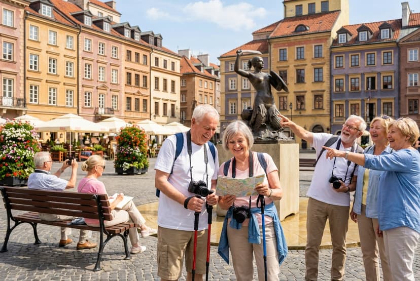 Comfortable Winter Day in Warsaw — Viewpoints, Cozy Meals & Gentle Strolls (Seniors)