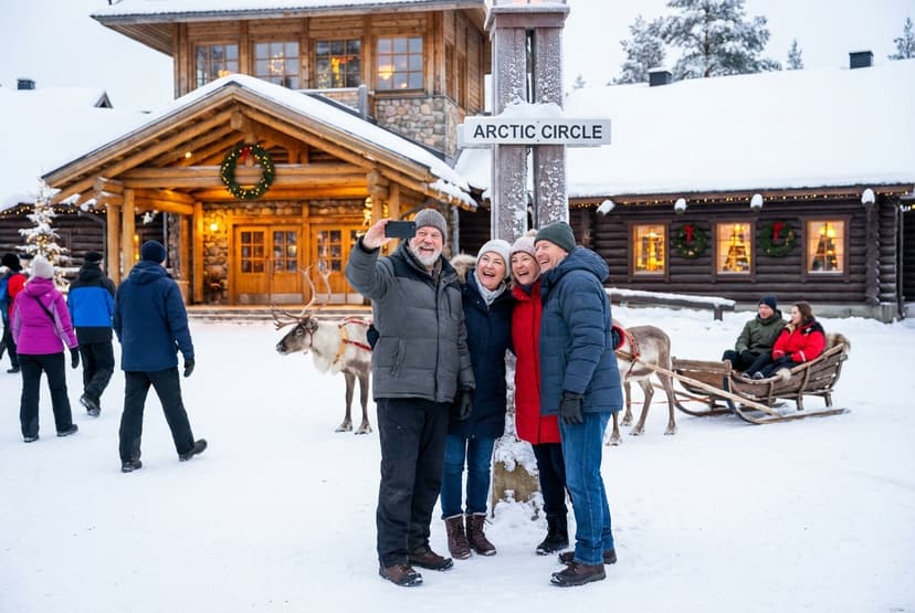 Easy-paced Rovaniemi day: museums, Santa, gentle nature (senior-friendly)