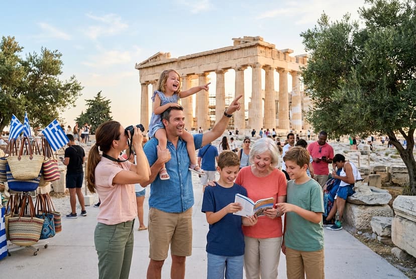Family-friendly 1-day Athens: Acropolis, Gardens & Hands-on Fun