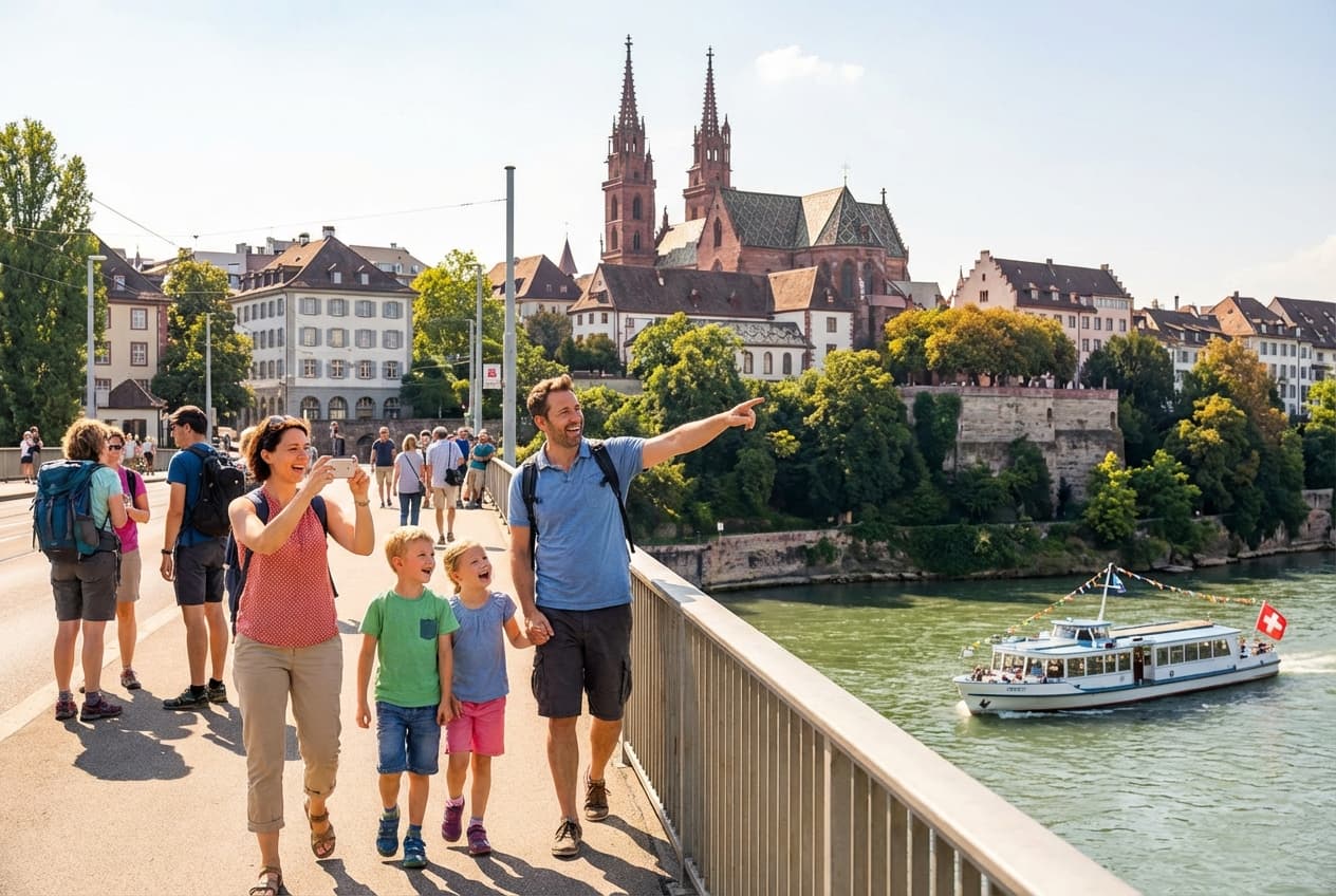 Family-friendly 1-day in Basel (Summer)