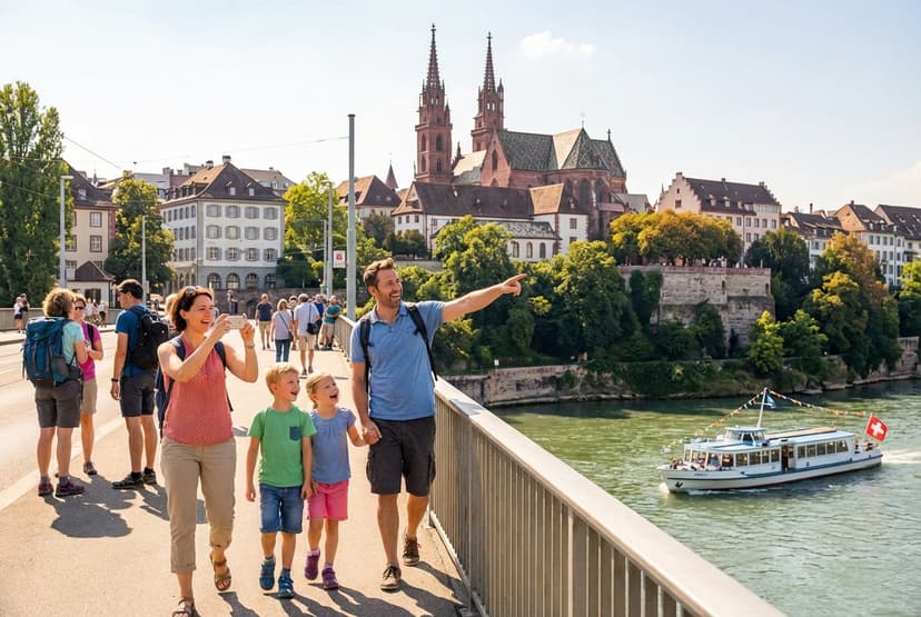 Family-friendly 1-day in Basel (Summer)