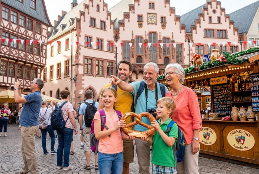 Family-friendly 1-day in Frankfurt (Summer)
