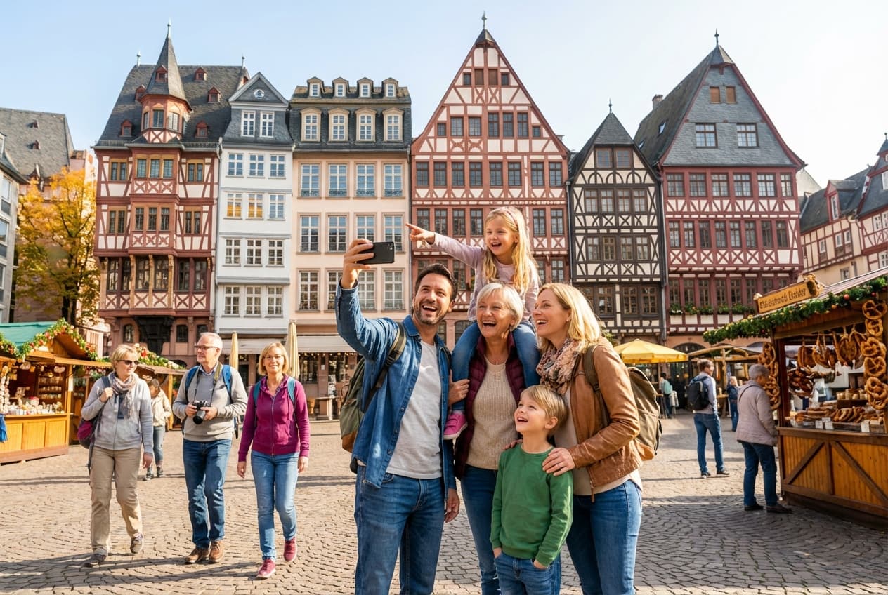 Family-friendly 2-day Frankfurt (Spring) — gentle pace, kid-tested