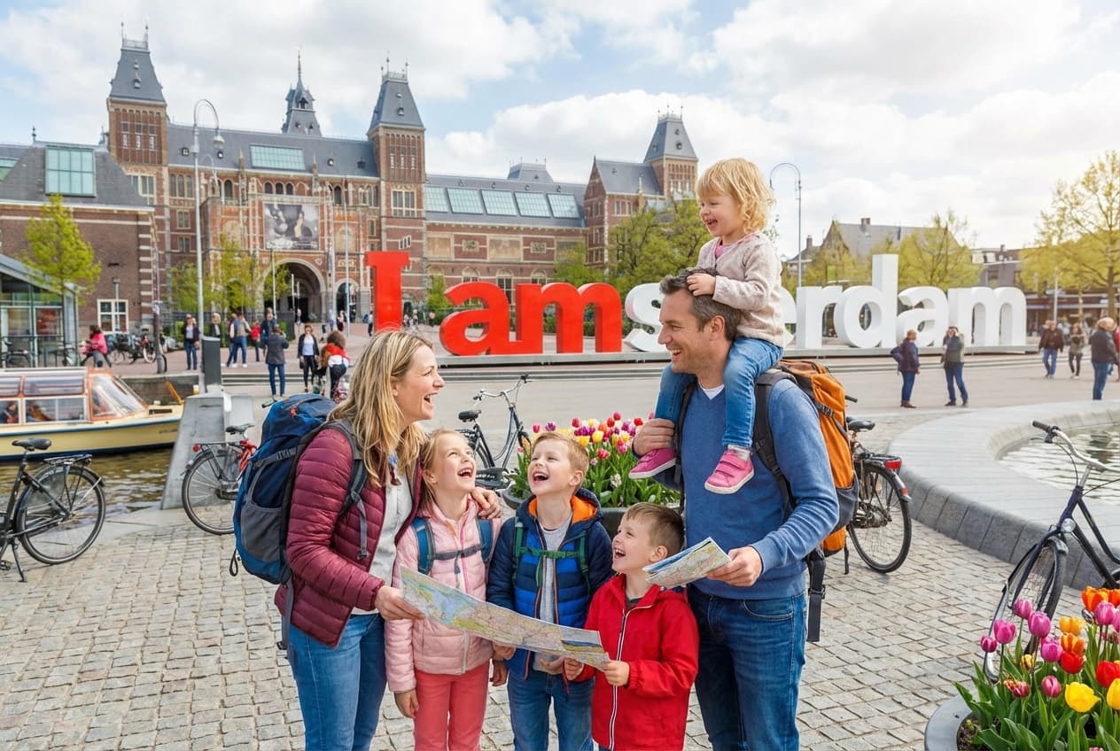 Family-friendly 3-day Amsterdam (Spring) — gentle pace, lots of play