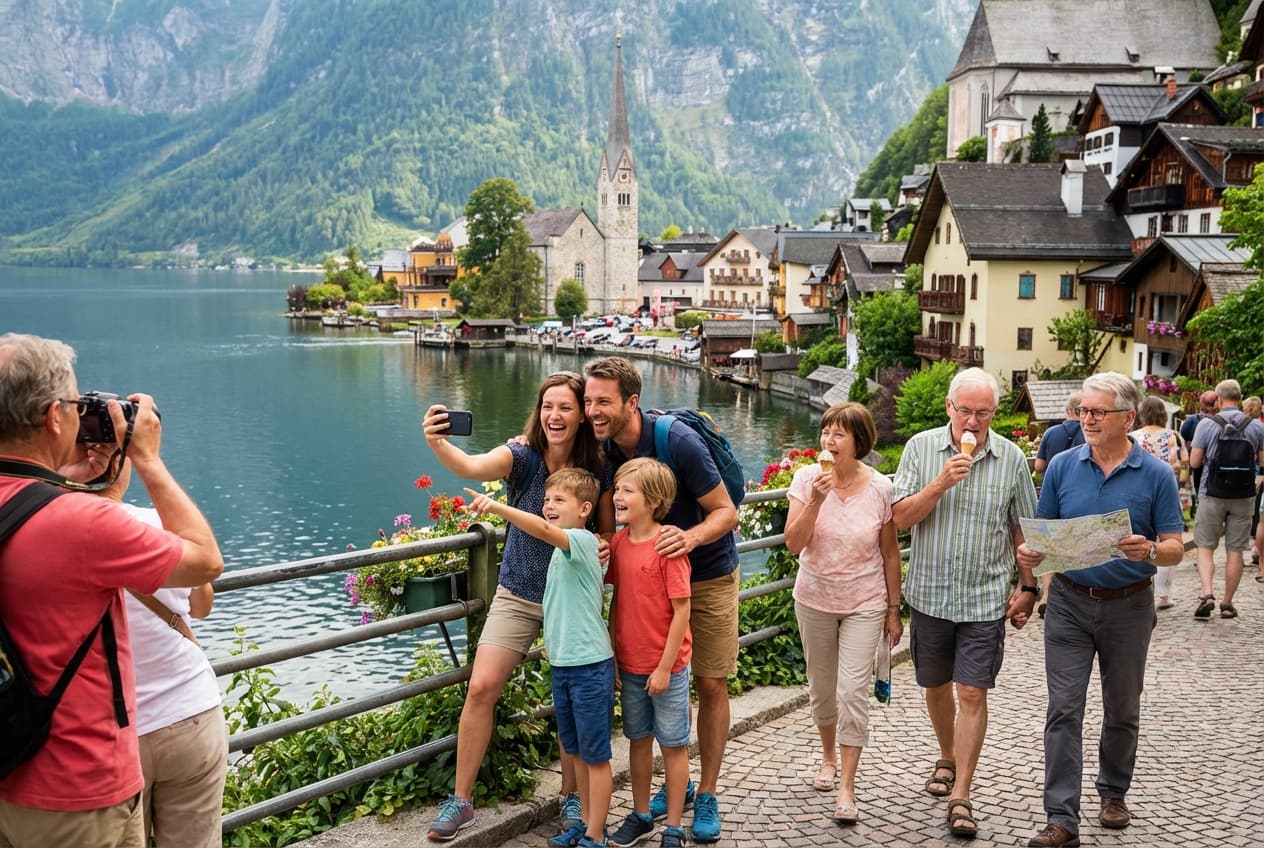 Family-friendly 3-day Hallstatt (Summer) — gentle pace, lake time & salt mine