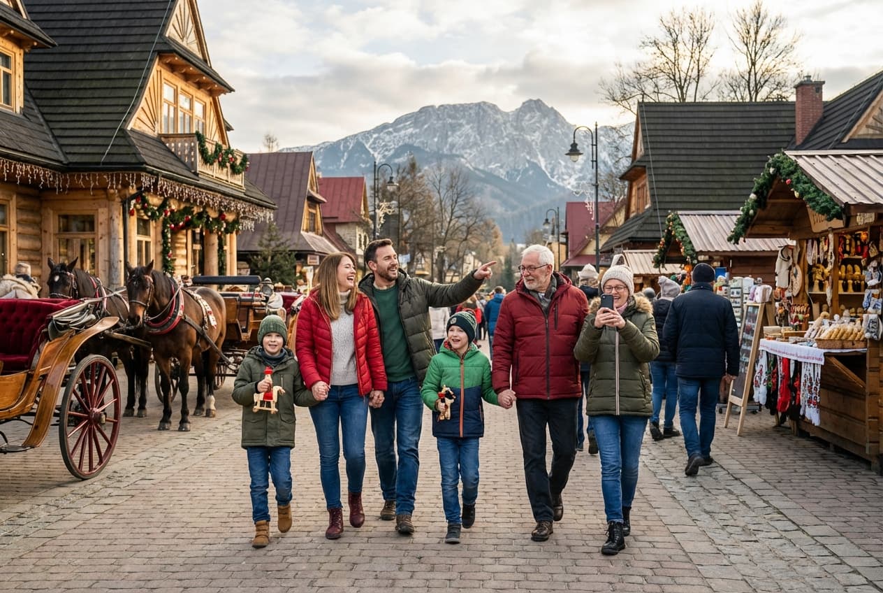 Family-friendly 3-day Zakopane: gentle hikes, pools, and mountain views