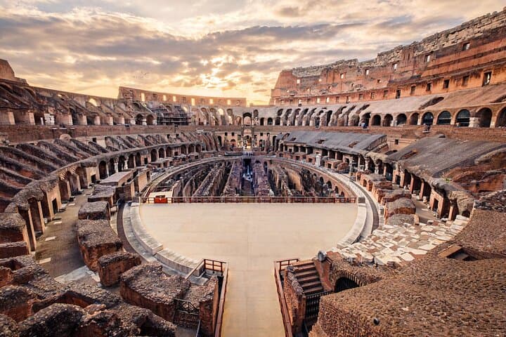 Family-Friendly: Colosseum Arena Floor & Ancient Rome Semi-Private Tour (Spring)