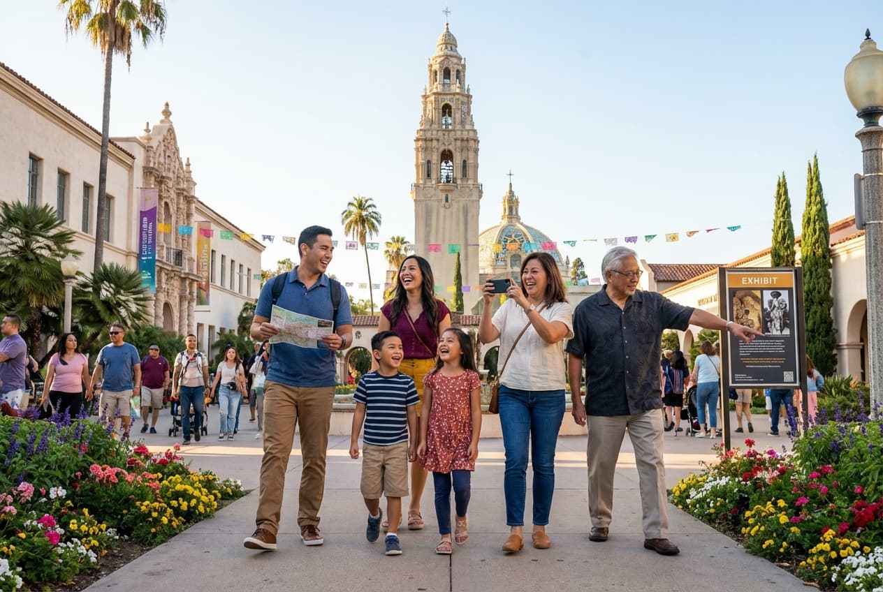 Family-Friendly Day: Balboa Park + Waterfront (San Diego)