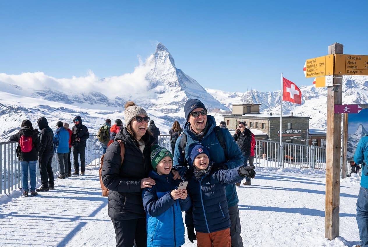 Family Ski Holiday in Zermatt (Hotel Alpenhof base)