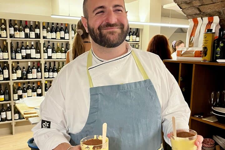 Fettuccine Pasta & Tiramisu — Romantic Cooking Experience in Rome