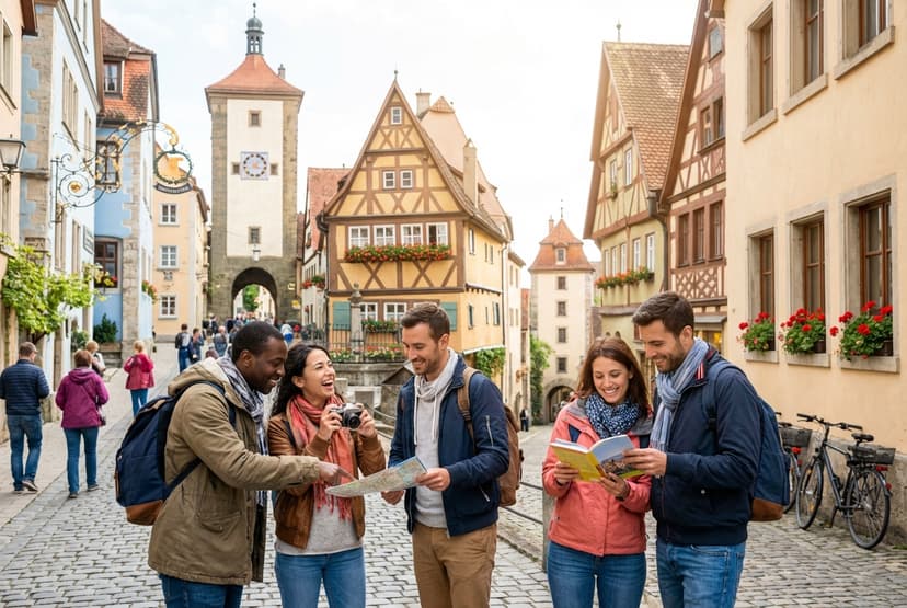 Friends' Fun & Vibrant 2-Day Rothenburg Ob Der Tauber