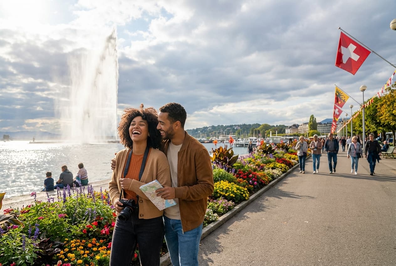 Geneva in Winter — A Romantic Day: Cozy Cafés, Old Town & Sunset Fondue