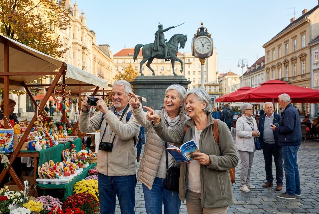 Gentle 1-day accessible tour of Zagreb for seniors (May)