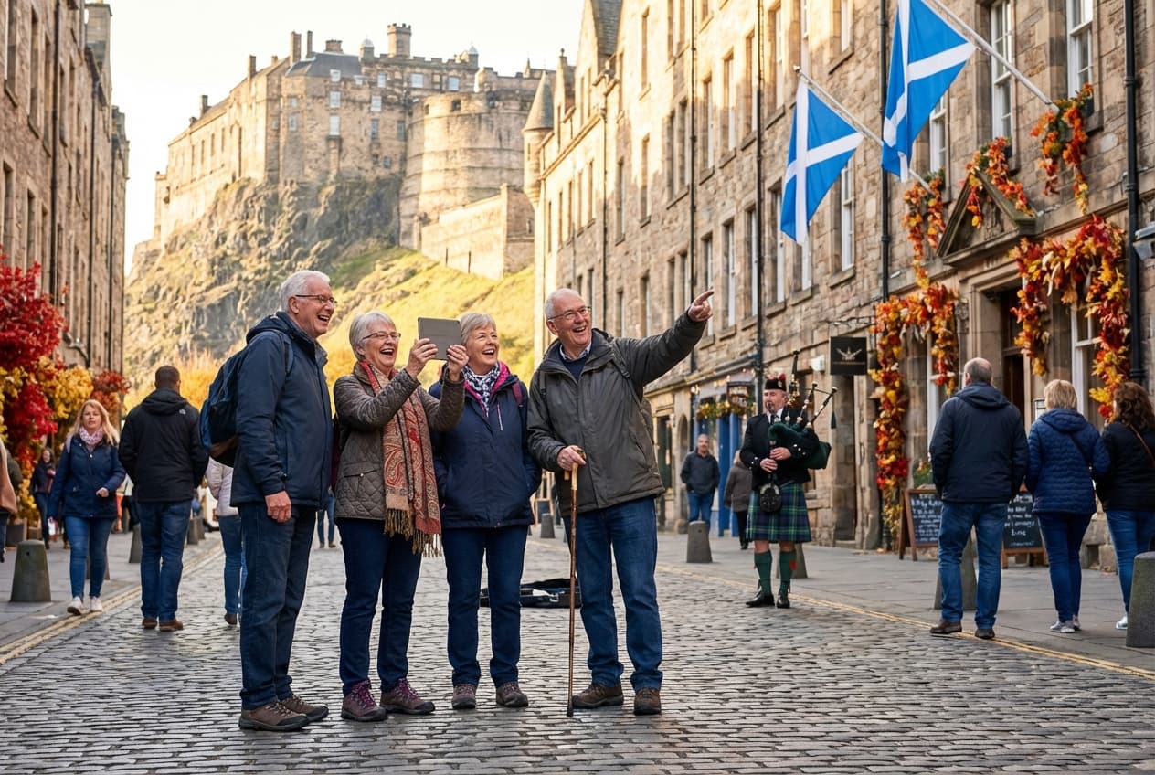 Gentle 1‑Day Edinburgh: Comfortable Sightseeing for Seniors