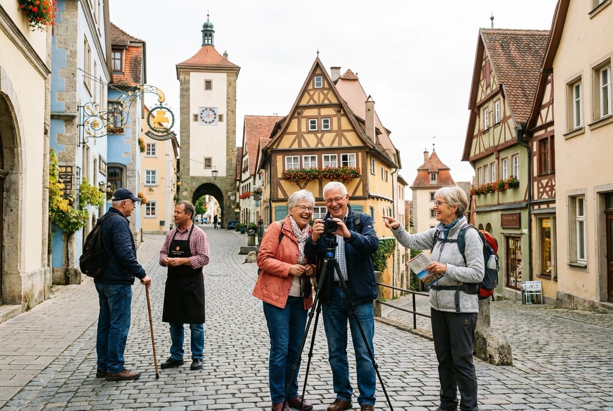 Gentle 1‑Day Visit to Rothenburg ob der Tauber for Seniors (September)