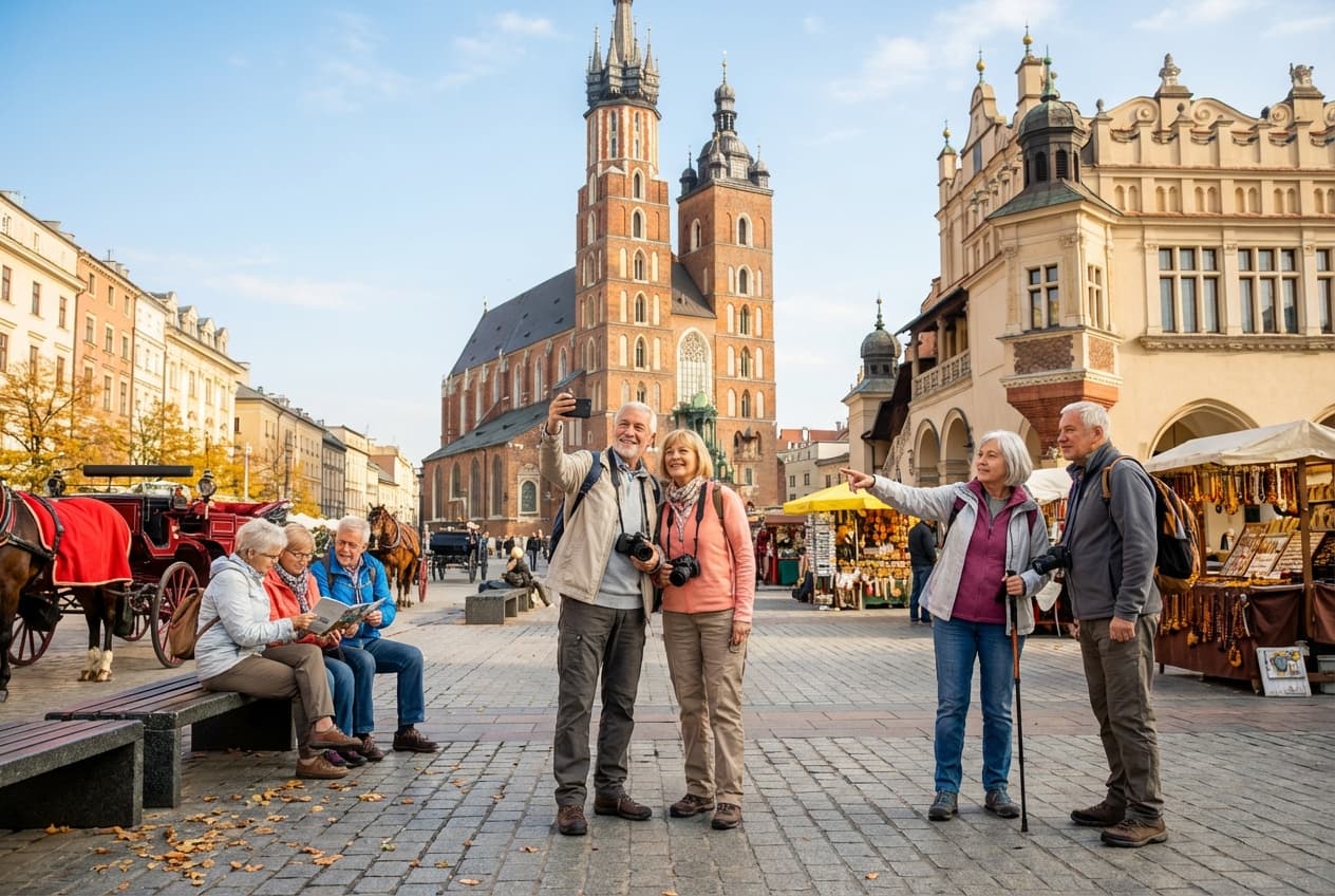 Gentle 2-day Kraków for Seniors — Spring (May)