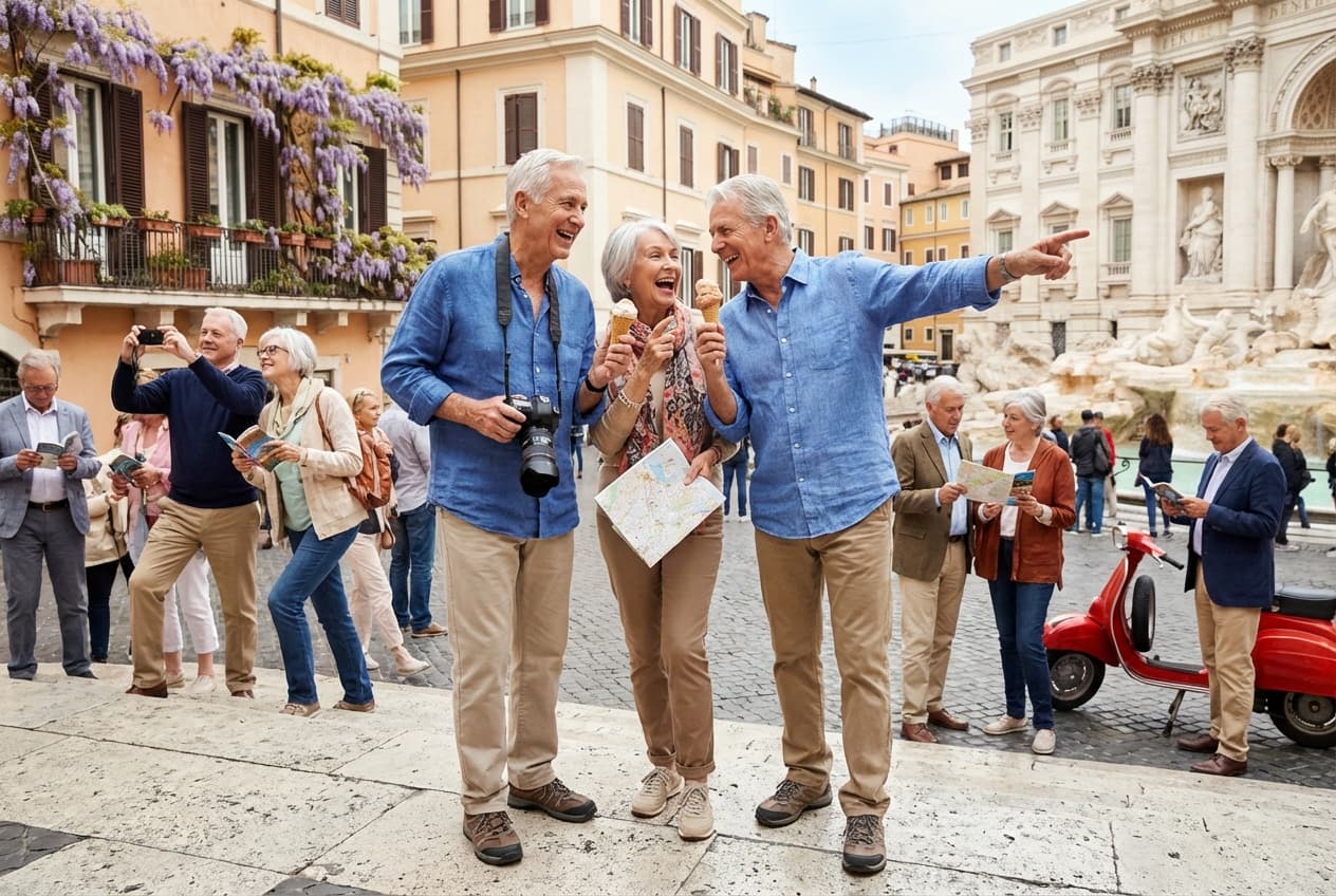 Gentle 2-Day Rome: Accessible Highlights for Seniors (Spring)