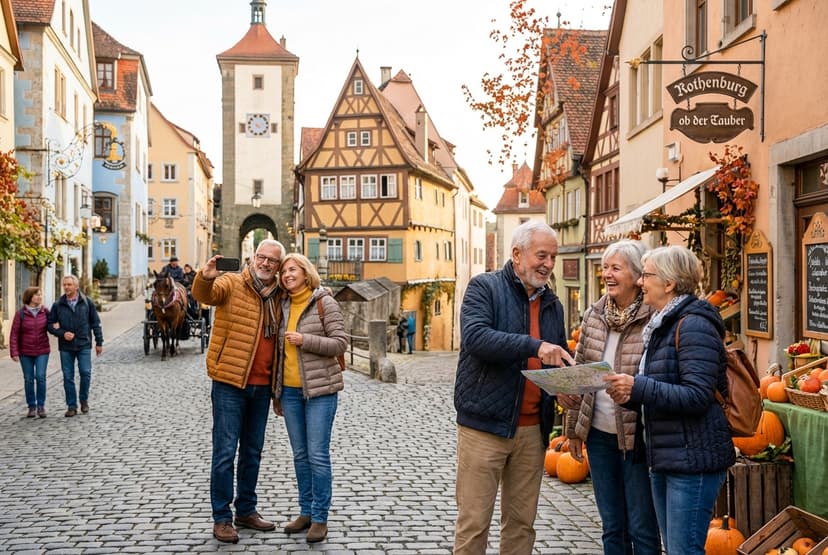 Gentle 2-Day Senior-Friendly Visit to Rothenburg ob der Tauber