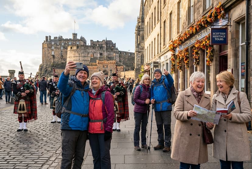 Gentle 3-Day Edinburgh: Comfortable, Accessible Touring for Seniors (May - Spring)