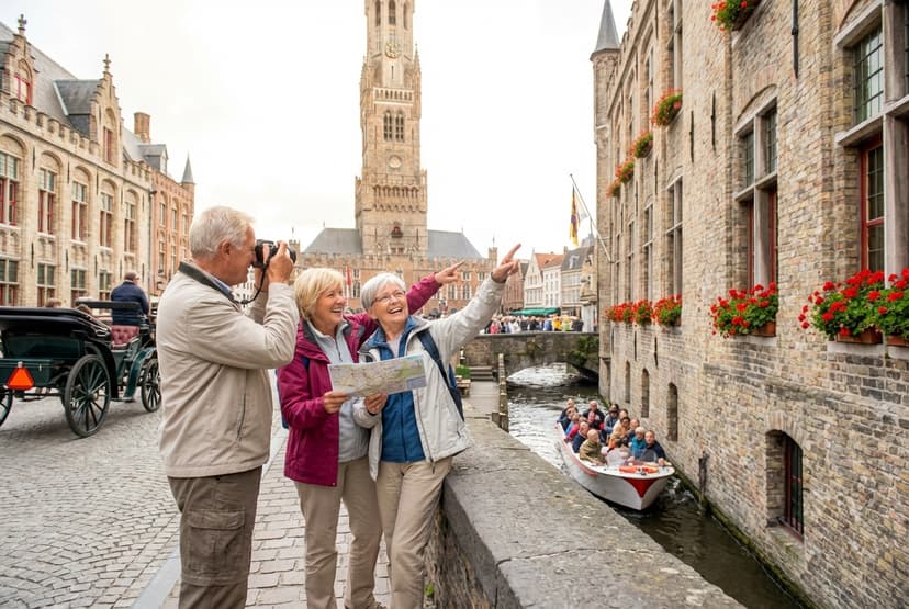 Gentle, Accessible One-Day Bruges for Seniors (Spring)