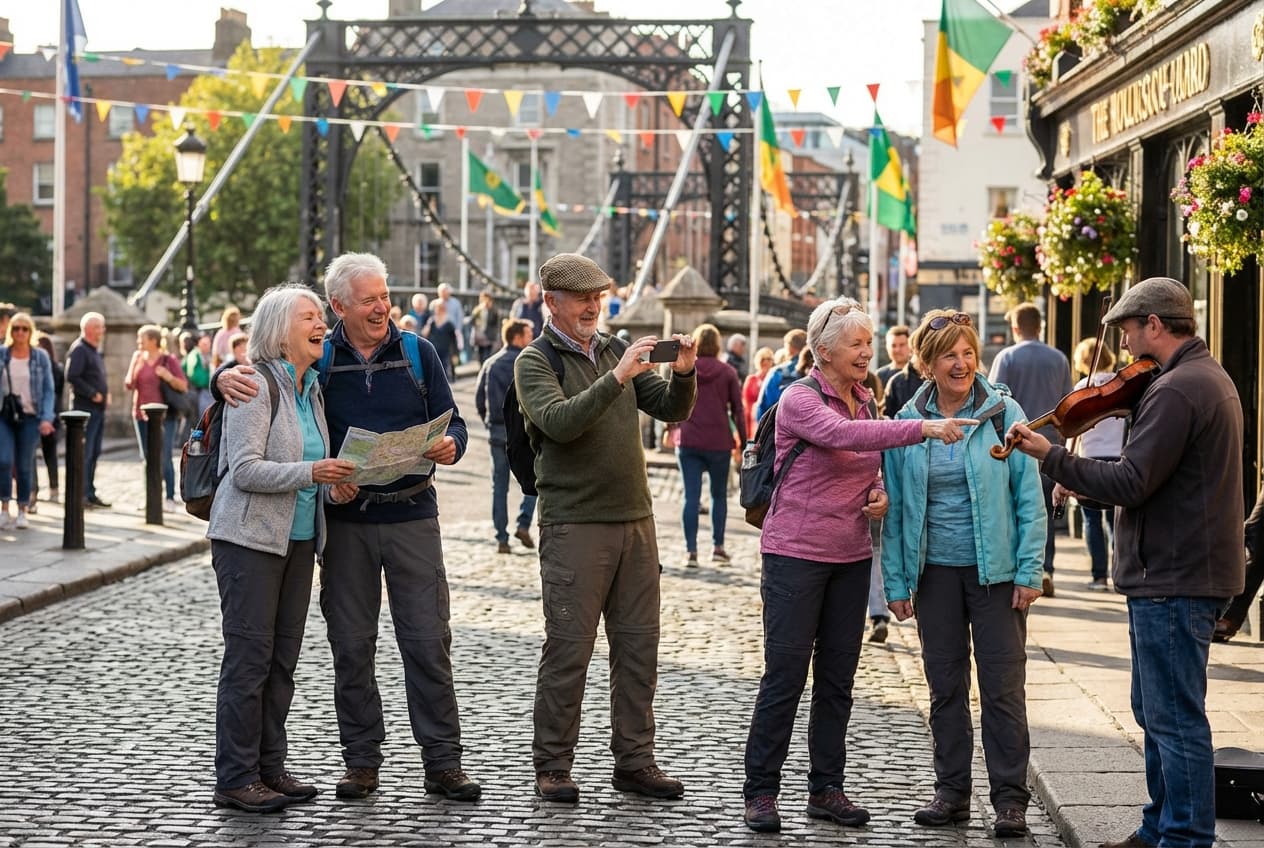 Gentle Dublin in Winter — 1-Day Accessible City Stroll with Views & Cozy Meals