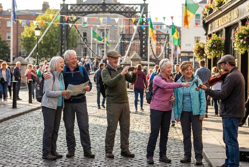 Gentle Dublin in Winter — 1-Day Accessible City Stroll with Views & Cozy Meals