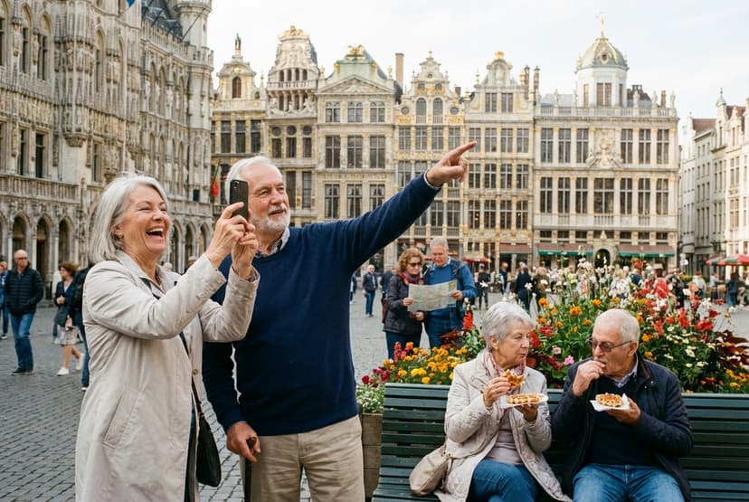 Gentle One-Day Brussels for Seniors (Spring)