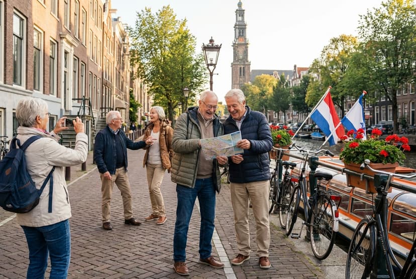 Gentle Spring Day in Amsterdam — Accessible Highlights for Seniors