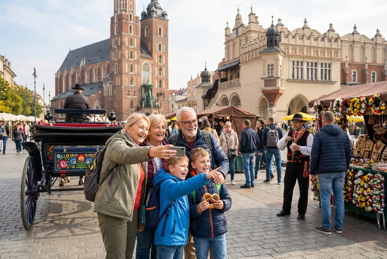 Kraków in a Day — Family-friendly Spring Walk (May)