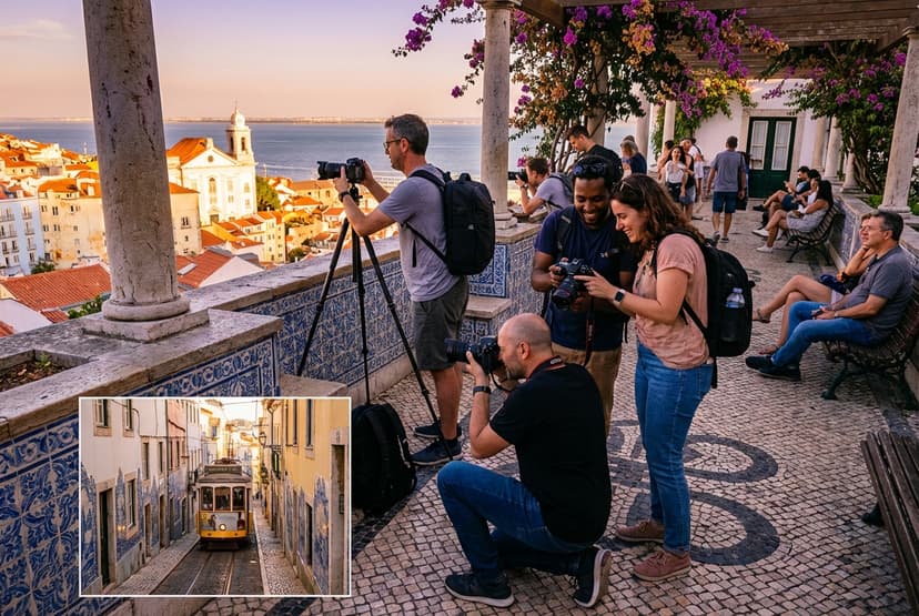 Lisbon in November — Golden-hour Miradouros & Azulejo Alleyways (3 days)
