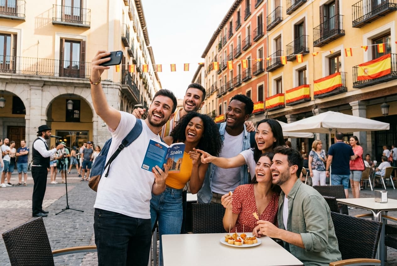 Madrid in a Day — Tapas, Rowboats & Nightlife (Friends)