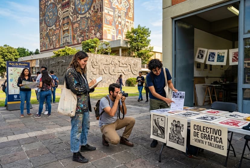 Mexico City — 4-day mural routes, print collectives & studio drop-ins