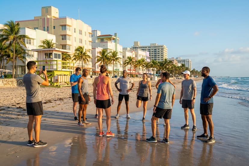 Miami: Sunrise Shoreline & Art Deco Tempo — 3-Day Runner's Tour