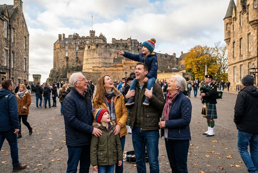 One Cozy, Kid-Friendly Day in Edinburgh (Winter)