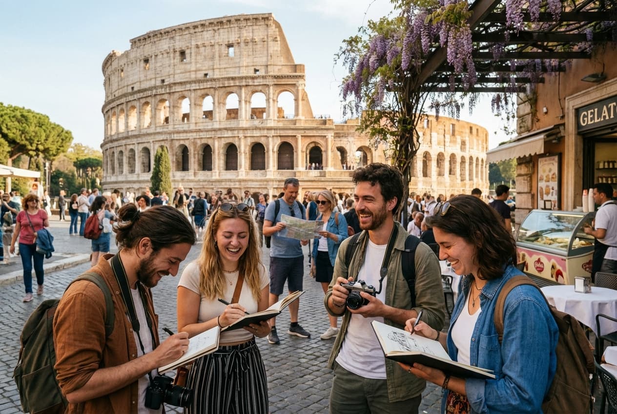 One-day Artist's Rome: Studios, Plein Air & Local Galleries