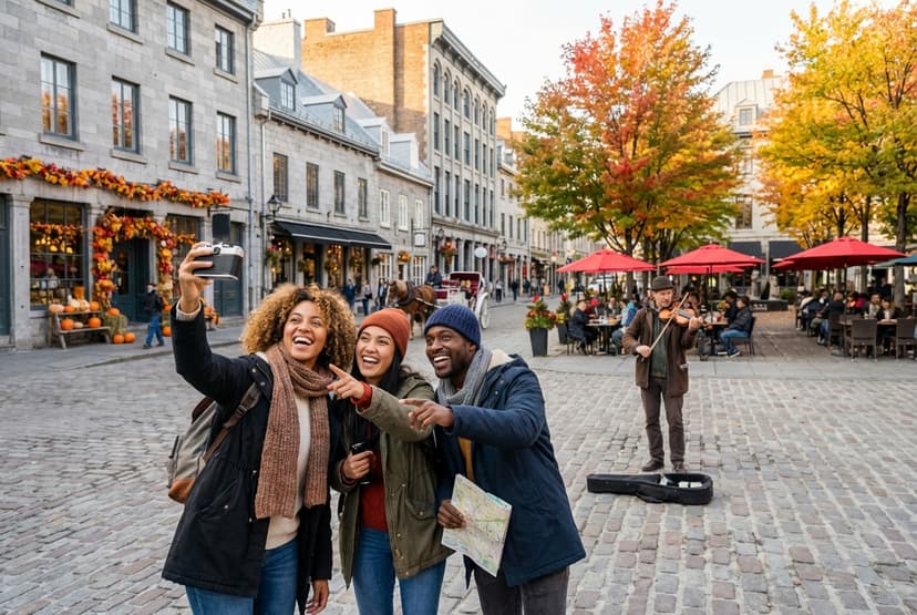 One-day Igloofest with Friends — Old Montreal winter day