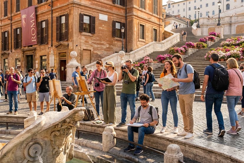 One-day Rome — Artist's Spring Sketch & Studio Day