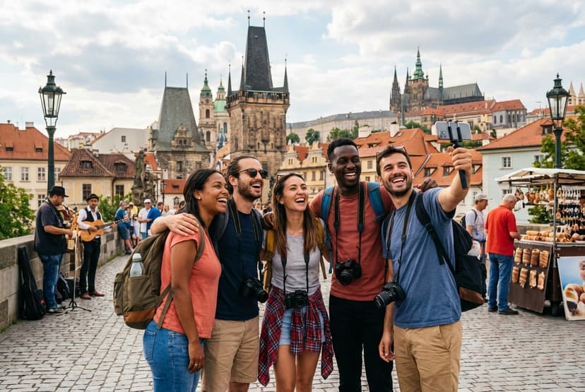 One Electric Day in Prague — Friends' Spring Adventure