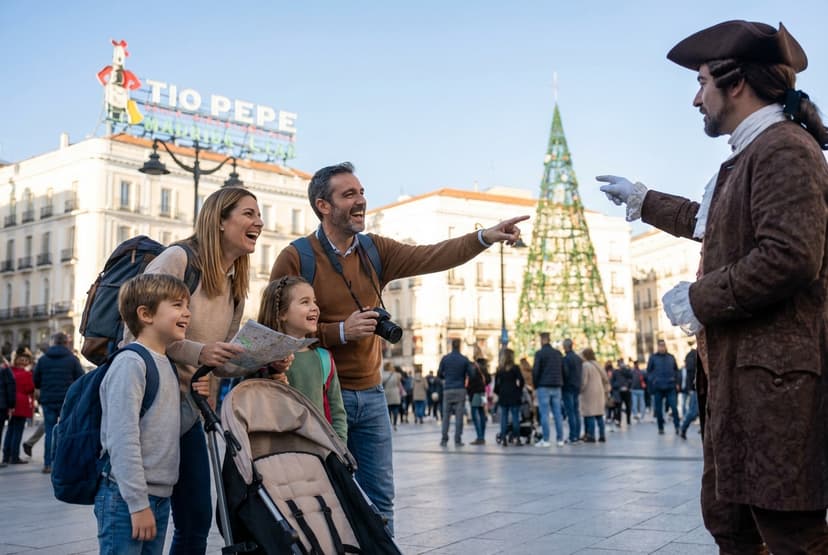 One Family Day in Madrid — Parks, Views & Cozy Eats (December)