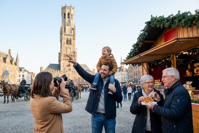 One family-friendly day in Bruges (spring)