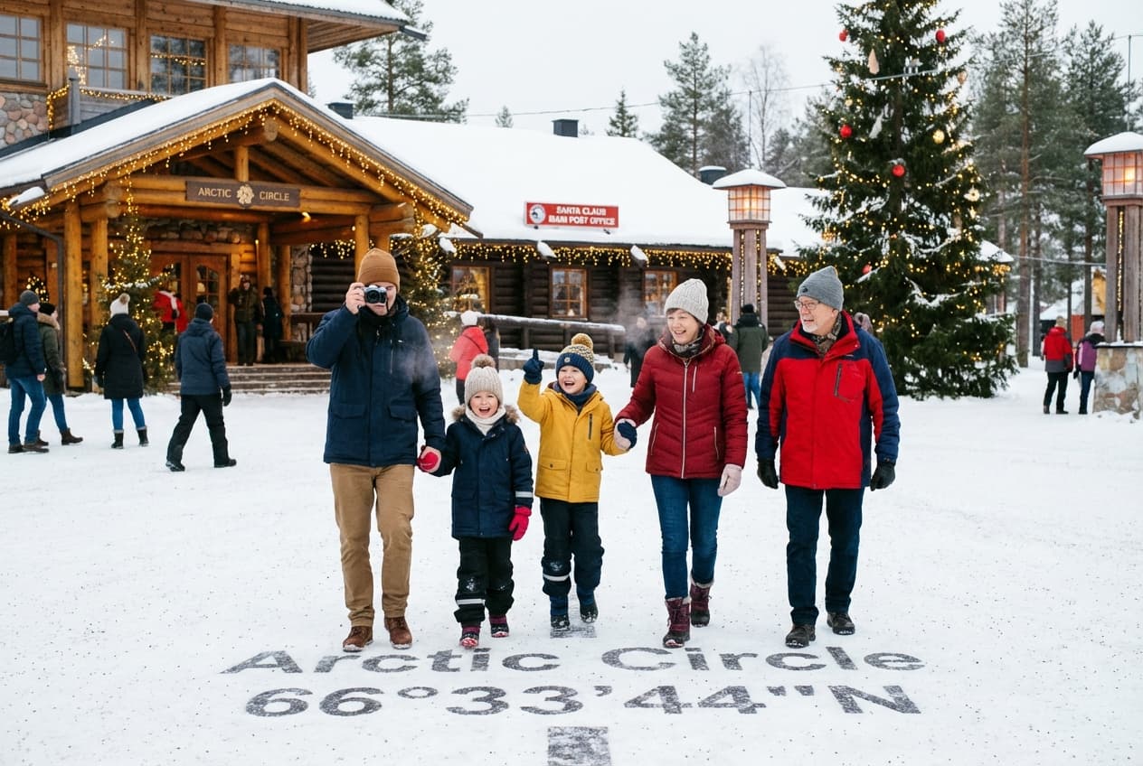 One family-friendly winter day in Rovaniemi (Santa, science, indoor fun)
