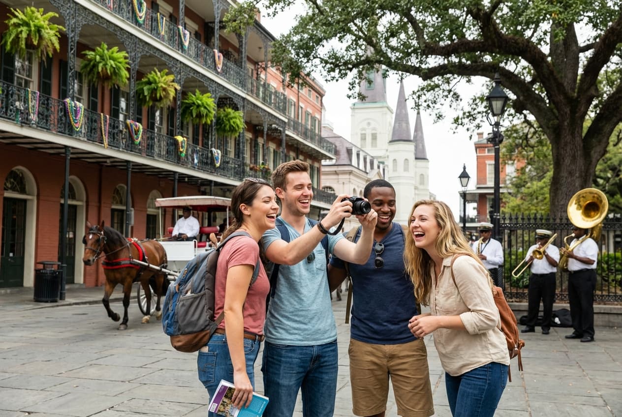 One Fun & Vibrant Day in New Orleans — Friends Edition