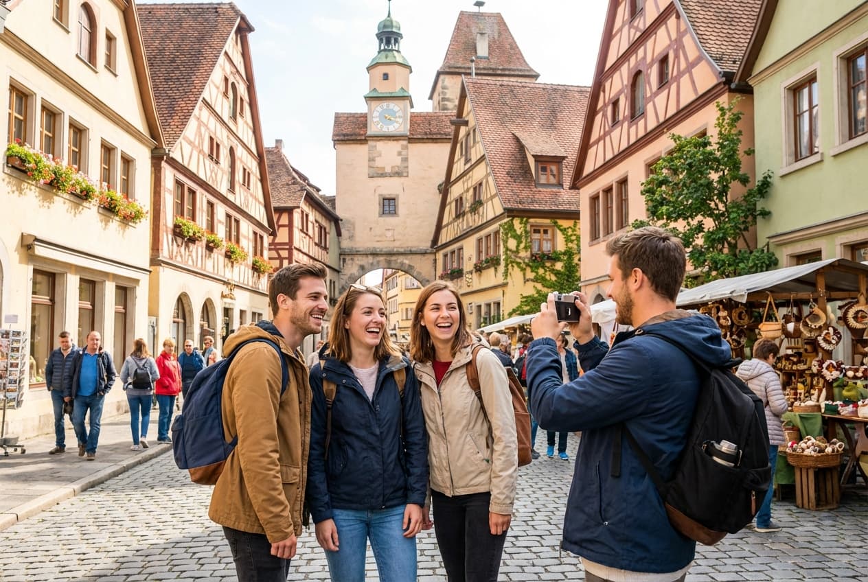 One High‑Energy Day in Medieval Rothenburg (Friends)