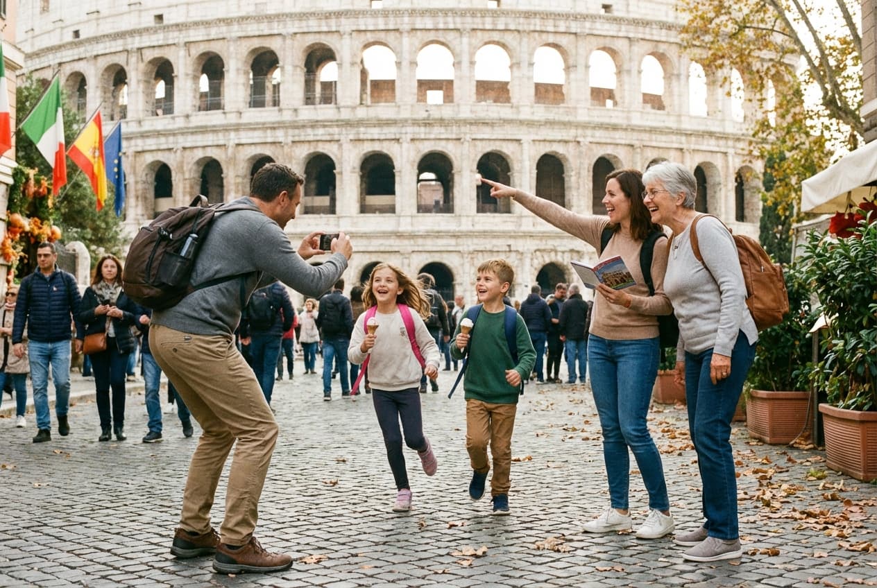 One relaxed, family-friendly day in Rome (Villa Borghese + kids' museum + gelato)