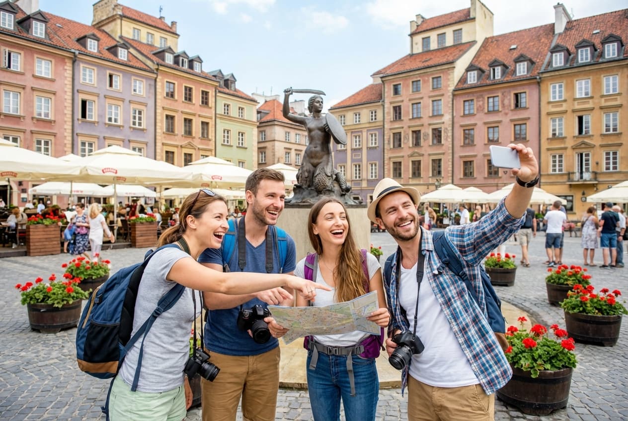 One Summer Day in Warsaw — Friends' Fun & Vibrant Loop